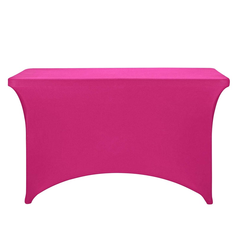LZY Spandex Fitted Stretch Table Cover for 4ft or 6ft or 8ft Folding Table, Rectangular Cocktail Tablecloth, Perfect for Party or Banquet - Image 2